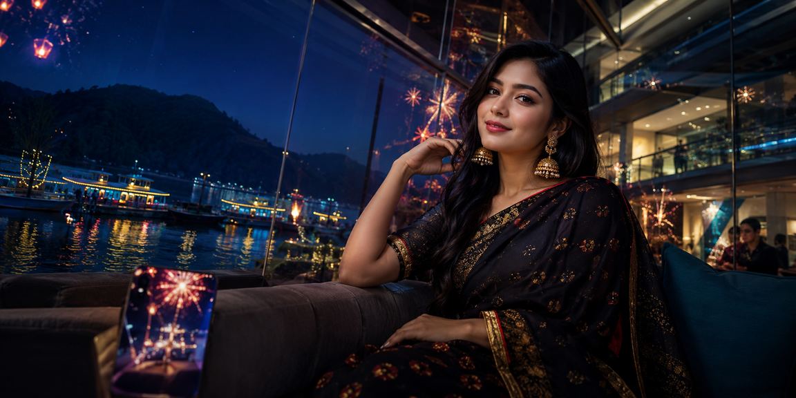 রাঙামাটিতে মোবাইলে ক্যাসিনো গেম খেলছেন একজন ব্যবহারকারী